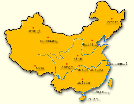 Carte Chine