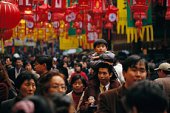 Foule à Shanghai